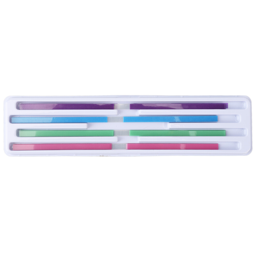 60pcs Dental Abrasive Strips 4 Colors Double Sided Tooth Polishing