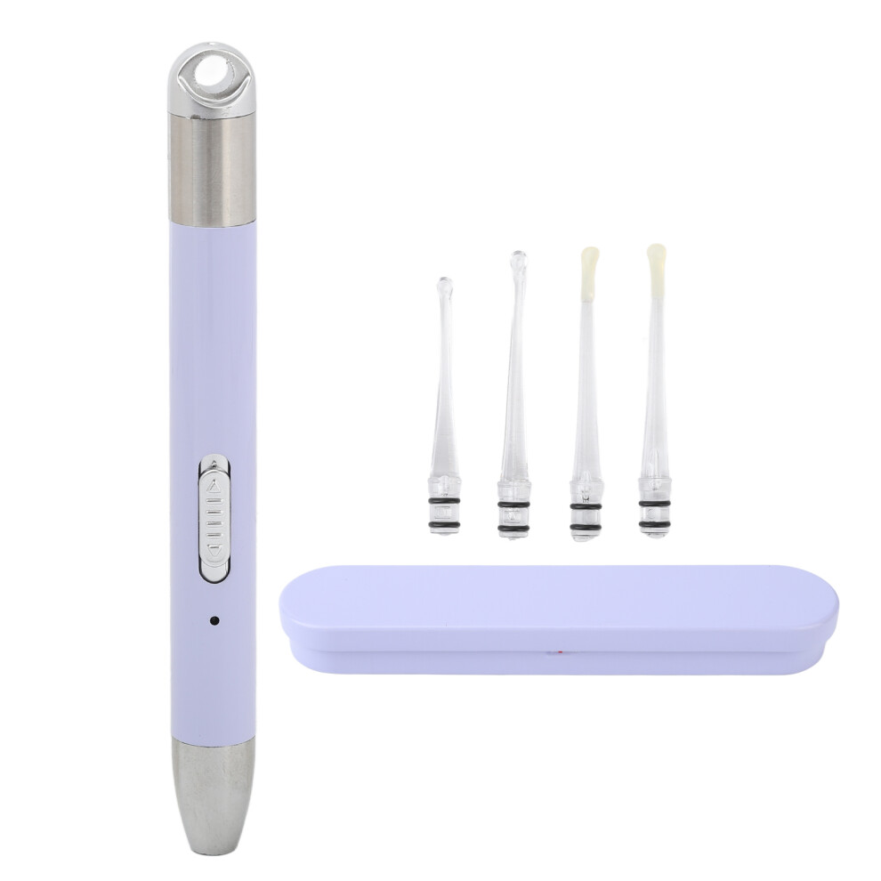 Purple Rechargeable Ear Spoon Cleaning Usb Led Ear Pick Spoon