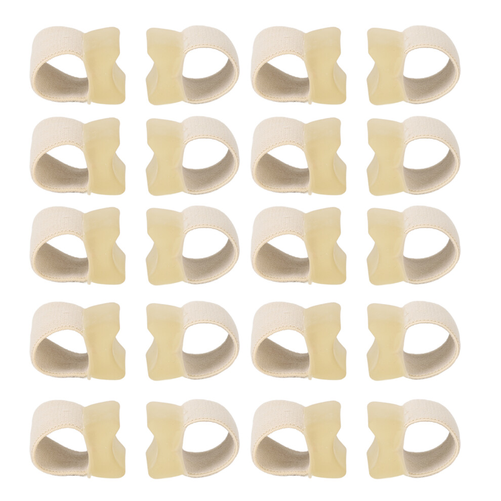 10 Pair Toe Separator Elastic Pressure Relief Big Toe Spacer Hammertoe