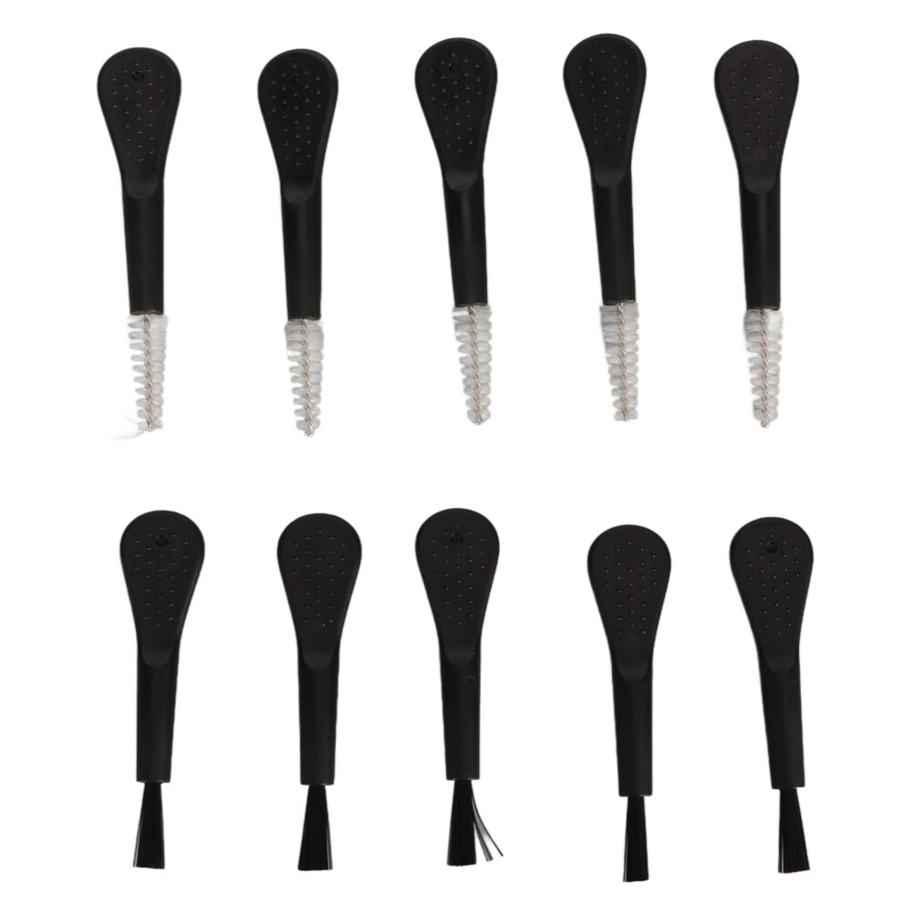 5pcs Black Hair Handle Sound Aid Earbuds Cleaning Brush