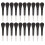 20pcs Black Handle Nylon Sound Aid Vent Brush 1
