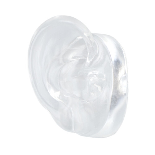 Silicone Right Ear Model Waterproof Transparent Teaching 2