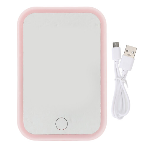 LED-Makeupspiegel Rosa Touch-Brightness-Regelung