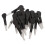20pcs Black Handle Nylon Sound Aid Vent Brush 3