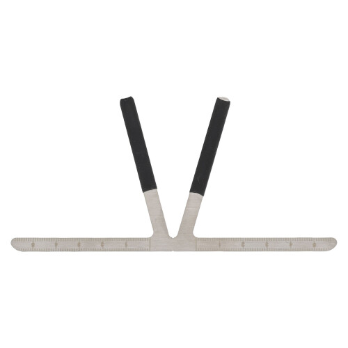 (White) Augenbrauen-Markierungsset Lineal Pinsel Microblading 2