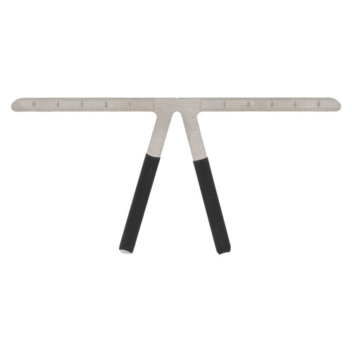 (Black) Augenbrauen-Markierungsset Lineal Pinsel Microblading 1