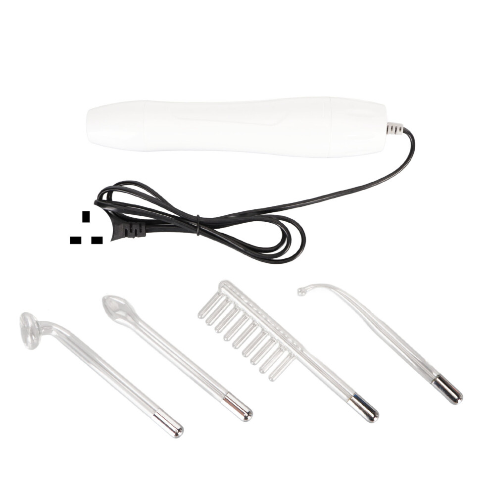 (220V UK Plug) High Frequency Facial Wand Skin Tightening Violet Ozone