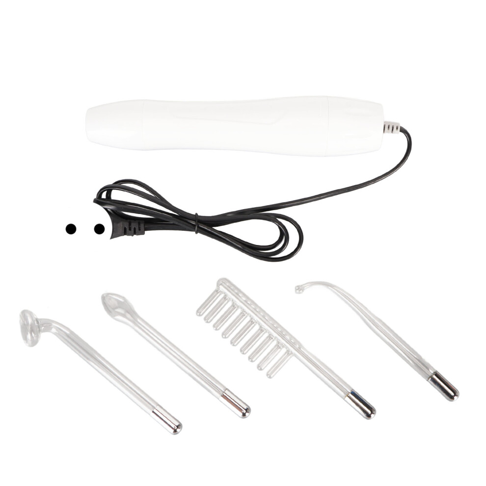 (220V EU Plug) High Frequency Facial Wand Skin Tightening Violet Ozone