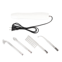 (110V US Plug) High Frequency Facial Wand Skin Tightening Violet Ozone