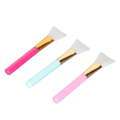 9-teiliges Silikon-Makeup-Applikator-Set mit langem Griff, haarlos