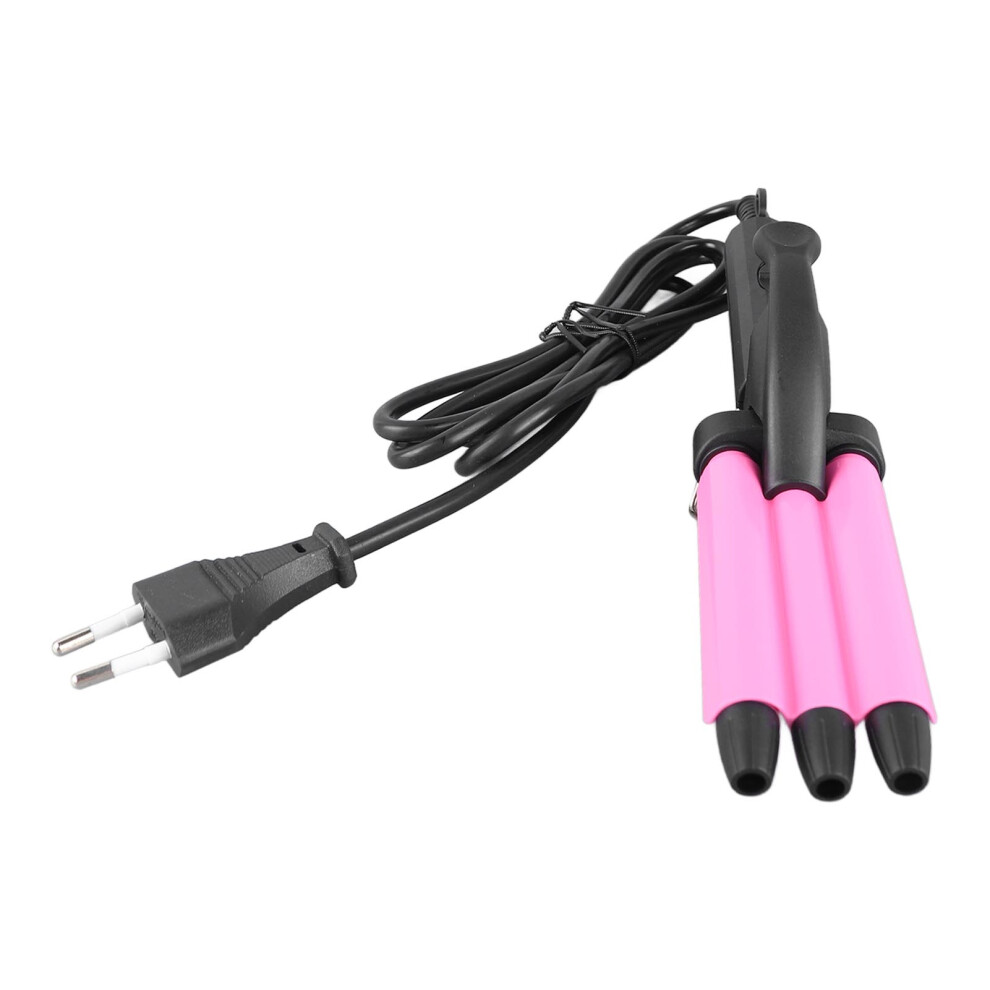 Mini 3 Barrel Curling Iron Portable Hair Crimper Wand for Salon