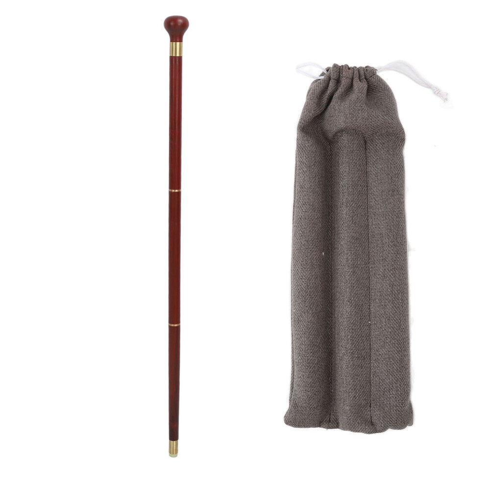 Rosewood Walking Stick Ergonomic Detachable Cane for Rehab