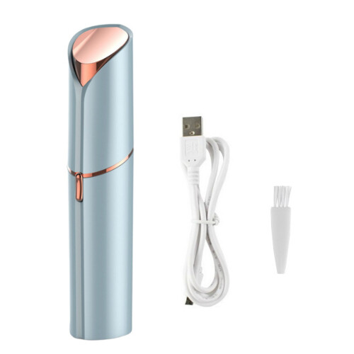 (Blue) Elektrisches Epilierer Lippenstift-Form USB Gold