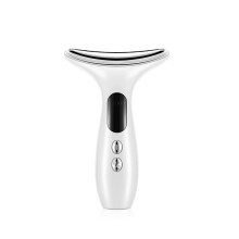 Neck Wrinkle Firming Vibration Double Chin Reducer White