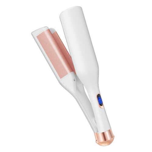 (White) 32mm-Tief-V-Haarlockenstab Schnellheizend