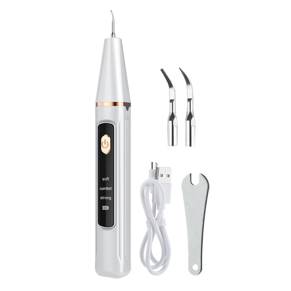 Electric Dental Calculus Remover Stainless Steel Tartar Scraper