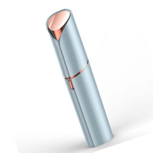(Blue) Elektrisches Epilierer Lippenstift-Form USB Gold 2
