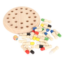 Holz-Spiel Memory Match Stick Schach für Kinder