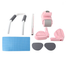 (Pink) Automatic Rebound Abdominal Wheel Wireless Rechargeable AB Roller Blue
