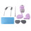 (Purple) Automatic Rebound Abdominal Wheel Wireless Rechargeable AB Roller Blue 1