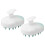 (Blue) 2x Shampoo-Bürste Silikon Kopfhautmassage Rosa 4