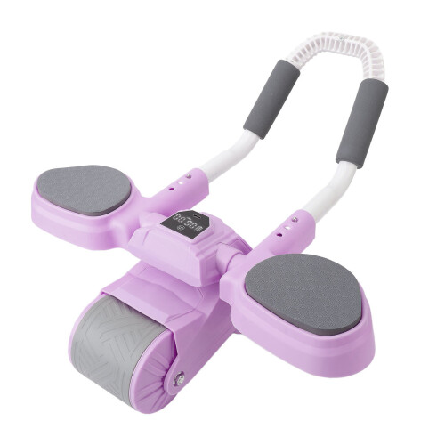 (Purple) Automatic Rebound Abdominal Wheel Wireless Rechargeable AB Roller Blue 1