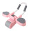 (Pink) Automatic Rebound Abdominal Wheel Wireless Rechargeable AB Roller Blue 2