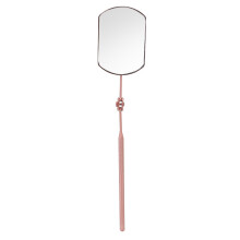 360 drehbarer Klappspiegel Wimpern Edelstahl Rose Gold