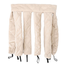 Hitze-freie Lockenwickler 8 Streifen abnehmbar Beige