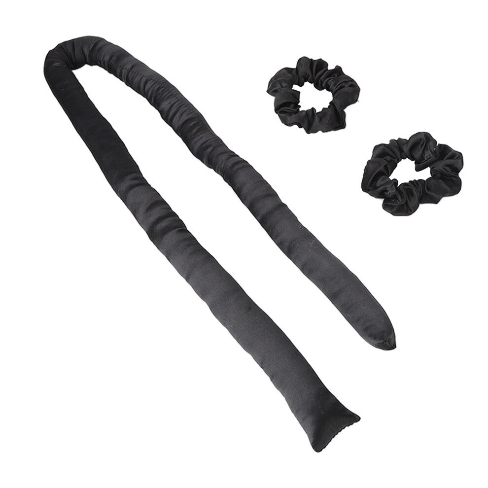 Black Heatless Curler Safe Sponge Curling Rod Headband