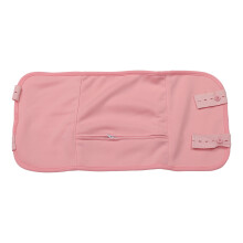 (Pink) Wiederverwendbare Rizinusöl-Packung in Knopfoptik, einstellbar, khaki