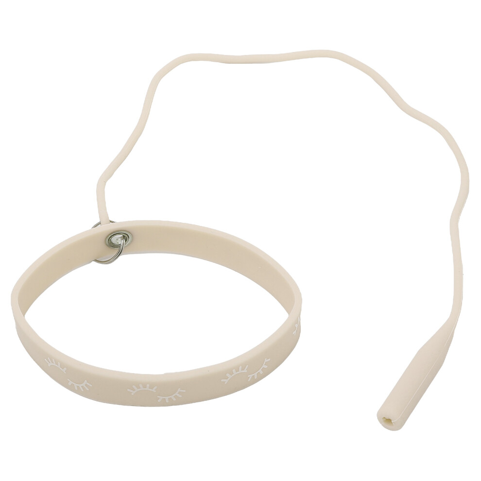Beige/Yellow () Lash Extension Tweezers Bracelet Silicone Protector