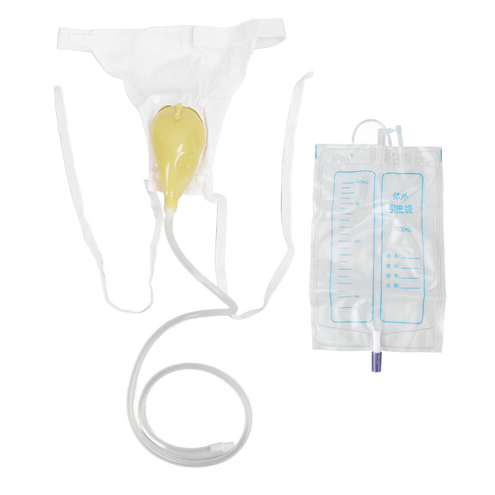 1000ML Urine Collector Wearable Silicone Drainage Bag for Women