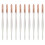 (White) 10PCS Eyebrow Pen Semi-Permanent Microblading Practice Red 1