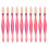 (Red) 10PCS Eyebrow Pen Semi-Permanent Microblading Practice Red 1