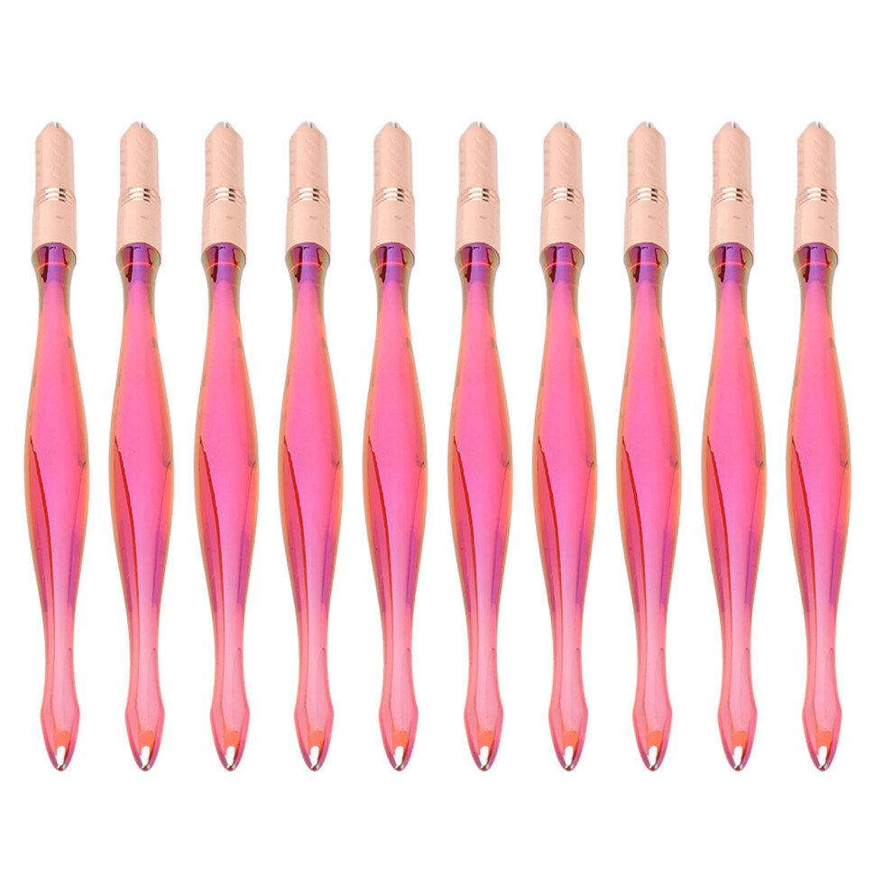 Red (Red) 10Pcs Eyebrow Pen Semi-Permanent Microblading Practice