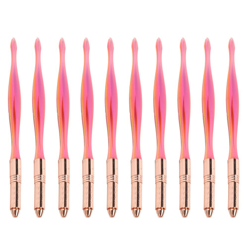 (Red) 10PCS Eyebrow Pen Semi-Permanent Microblading Practice Red 1