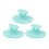 Spazzola Viso Silicone con Ventosa x3 1