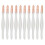 (White) 10PCS Eyebrow Pen Semi-Permanent Microblading Practice Red 2
