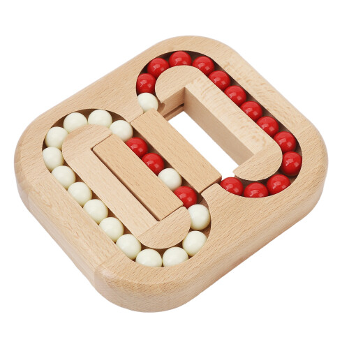 Gioco Labirinto Intelligenza in Legno per Adulti e Bambini 1