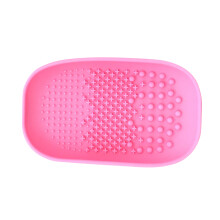 1 St Makeupborste Rengöringsplatta Handhållen Skrubbruta För Kvinnor