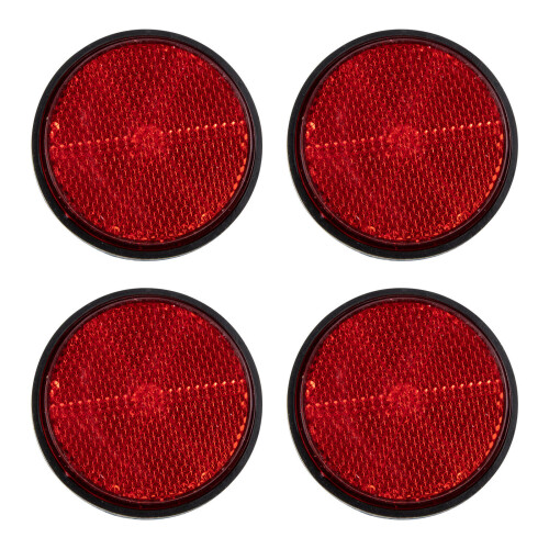 4Pcs Cykelreflektor Varningsreflektor Cykeltillbehör