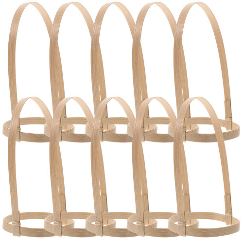 10Pcs Vävda Kaffekoppsbärare Mjölkteebärare Ta