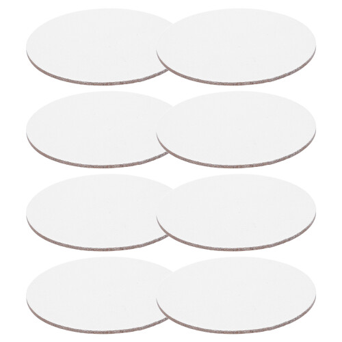 8St 10Cm Canvas Ritbräda Premium Målning Bräda Skissblock (Vit)