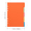 2 Sets 5 Kleuren A5 Tabbladverdelers Voor Ringmappen Planner 3