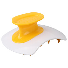 (Yellow) Bogenförmige Kopfhautbürste, exfolierend, gelb