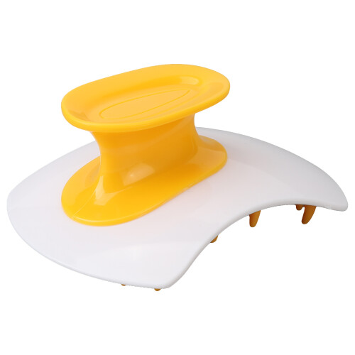 (Yellow) Yellow Arc Scalp Shampoo Brush Exfoliating Massaging