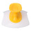 (Yellow) Yellow Arc Scalp Shampoo Brush Exfoliating Massaging 3