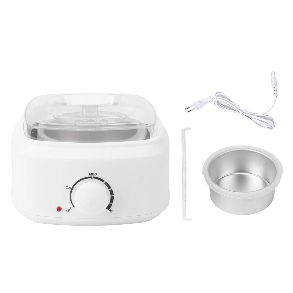 (EU Plug) Mini Wax Heater 110-240V EU Plug See Through Lid