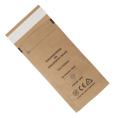 100x Selbstklebende Reinigungsbeutel, 75x150mm 2